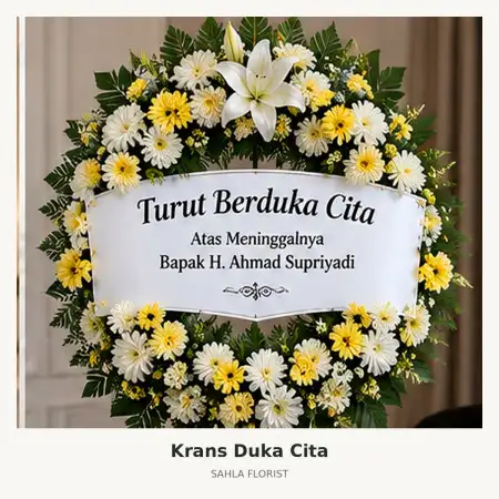 Krans Bunga Duka Bone